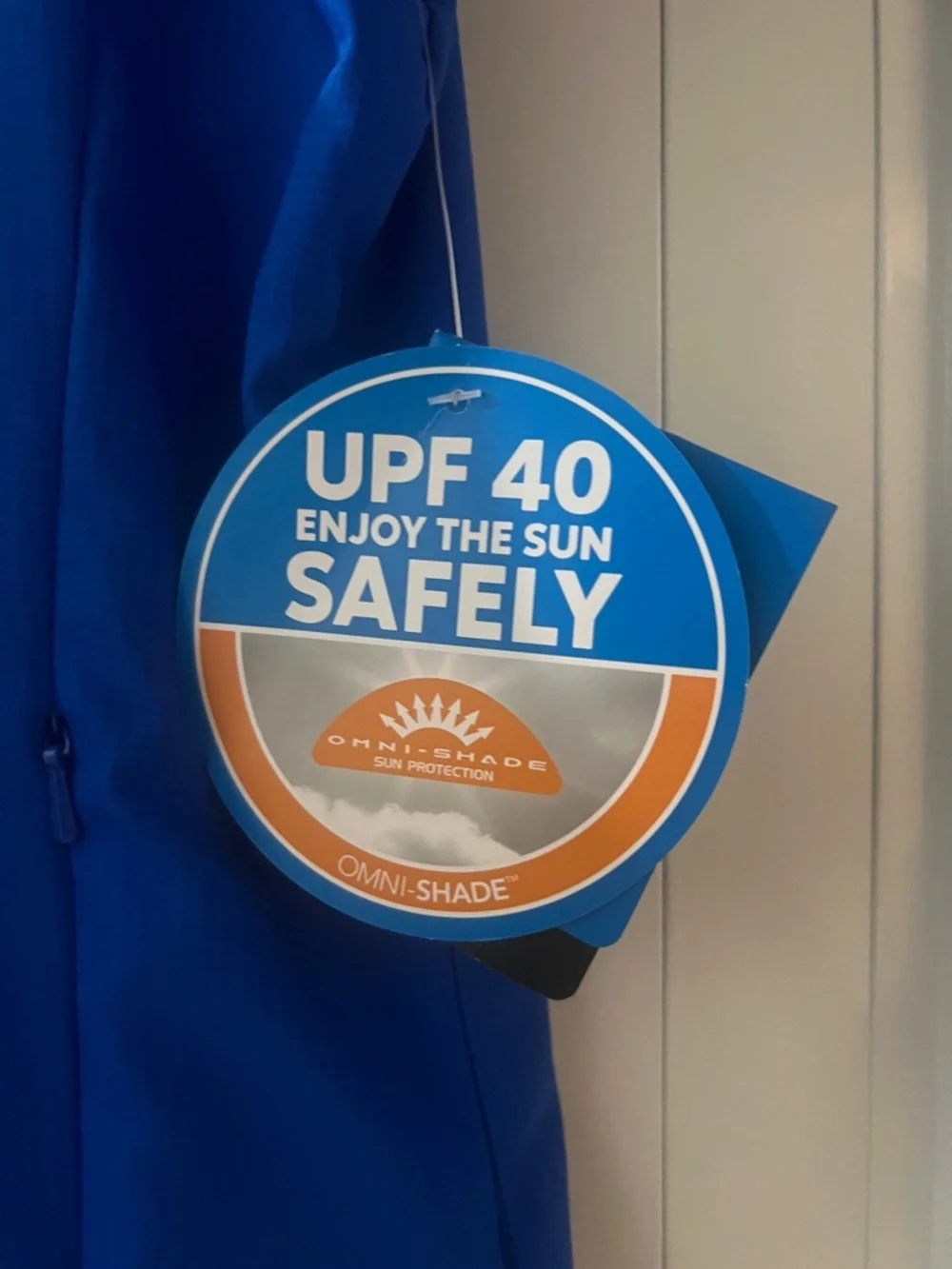 Columbia Women's Royal Blue Sun Protection Button-Up Shirt - Picture 2 of 7